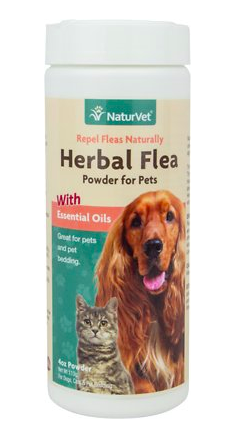 NaturVet Herbal Flea Powder for Pets