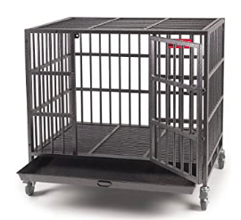 ProSelect Empire Dog Cage with Stand and Ramp Door 