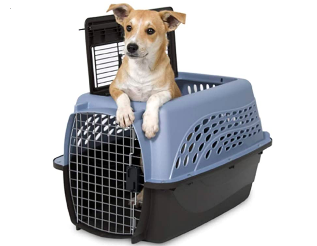 #5. Best for Cars: Petmate Two-Door Top-Load Pet Kennel