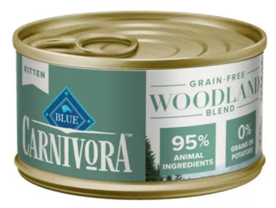 Grain-Free:  Blue Buffalo Carnivora Woodland Kitten Wet Cat Food