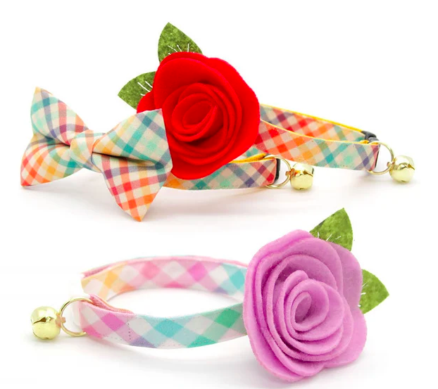 Really Cute: Made by Cleo Felt Flower + Collar Combo Sets