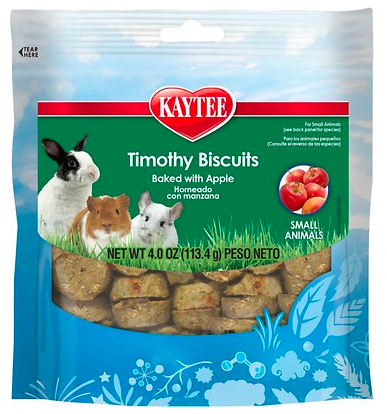 Best Treats: Kaytee Timothy Biscuit Baked with Apple  for Small Animal Treats