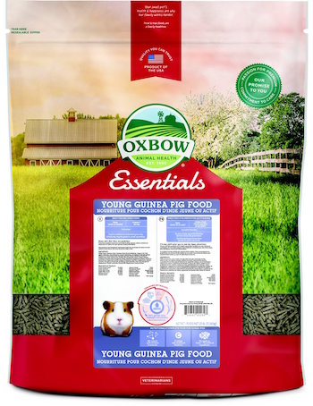 The Oxbow Essentials Young Guinea Pig Food for Baby Guinea Pigs