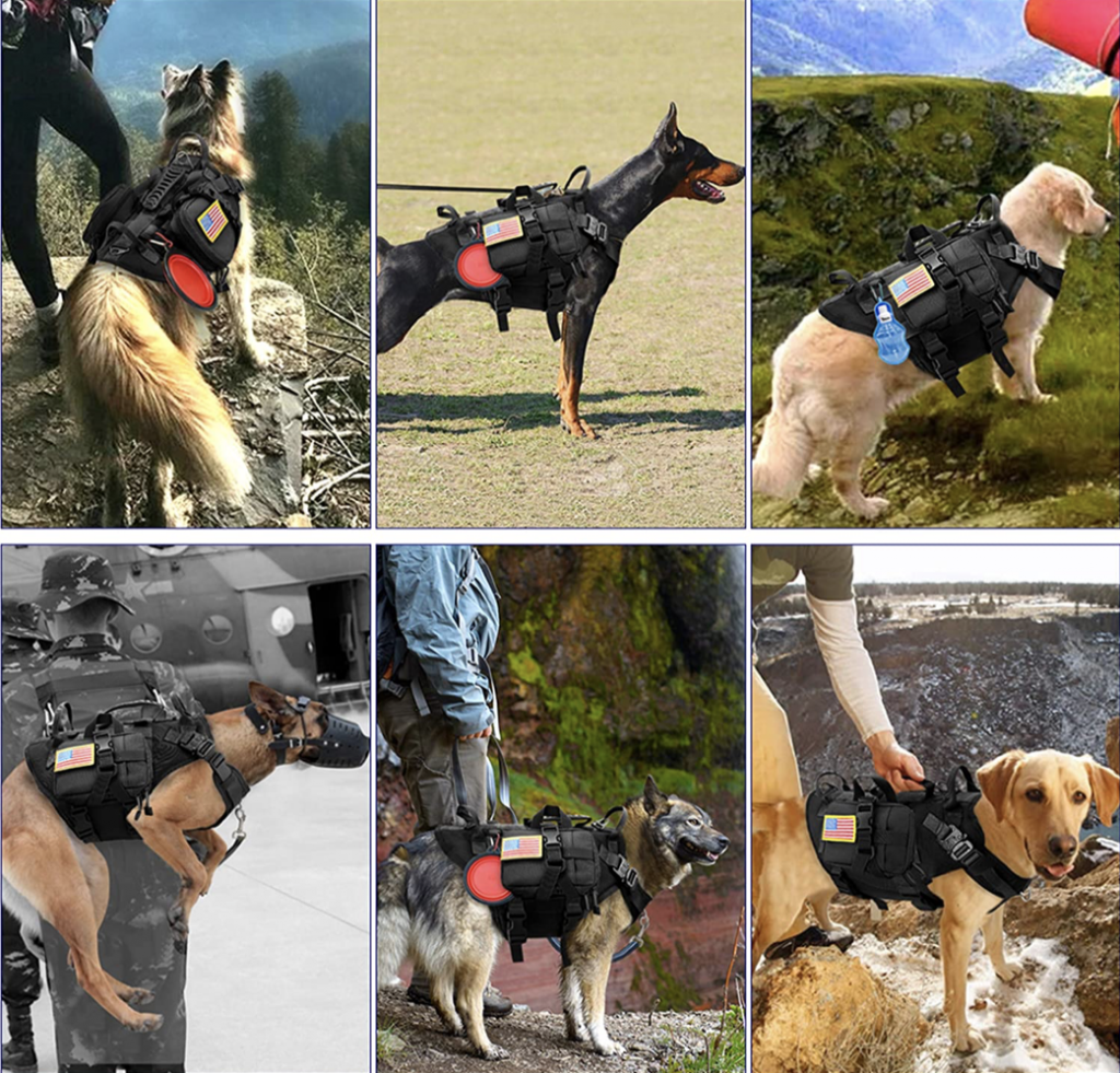 different types of dog harnesses available
