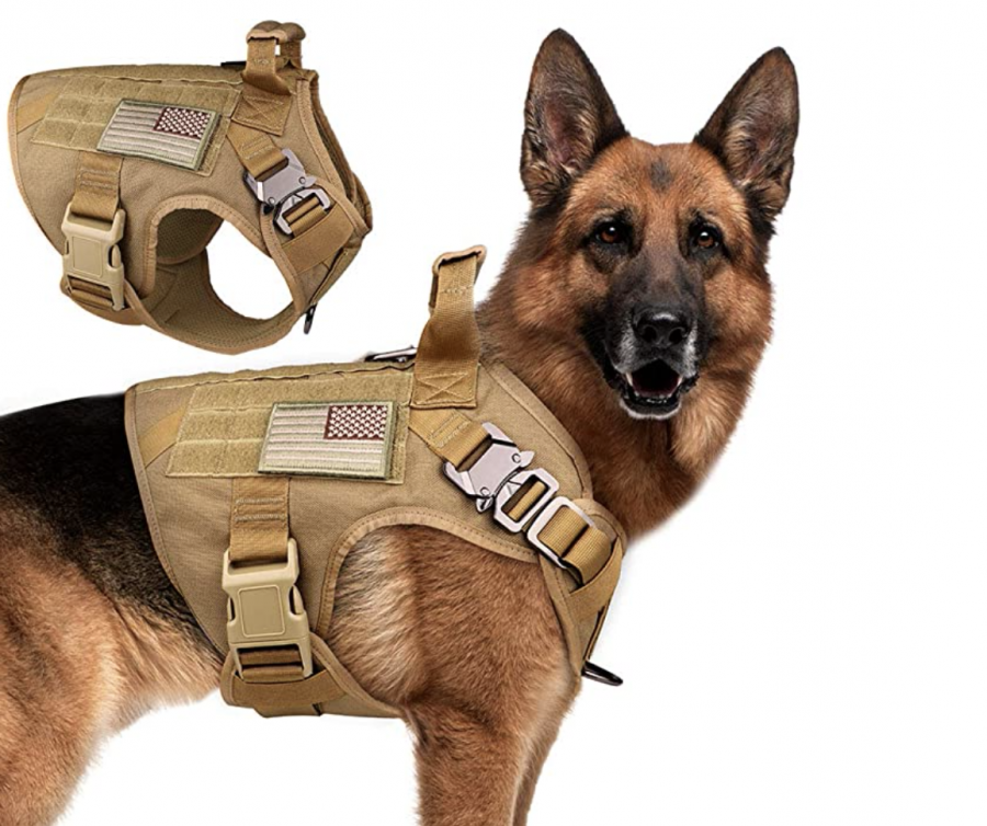 How does a tactical dog harness work